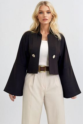 کت قهوه ای زنانه Fitted Trend Alaçatı Stili - کد 878231536
