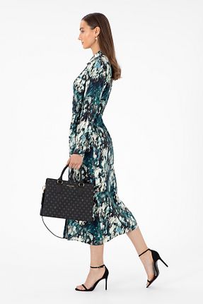 کیف دوشی مشکی زنانه چرم مصنوعی Pierre Cardin - کد 877706795