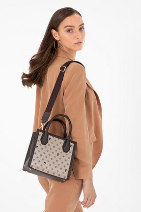 کیف دوشی طلائی زنانه چرم مصنوعی Pierre Cardin - کد 877706798