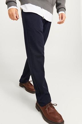 شلوار سرمه ای مردانه الاستان - ویسکون - پلی استر Jack & Jones - کد 877892112