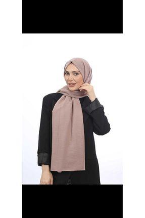 شال صورتی زنانه پنبه ای helya scarf - کد 877884436