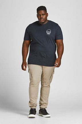 شلوار بژ مردانه پنبه ای Jack & Jones - کد 316074827