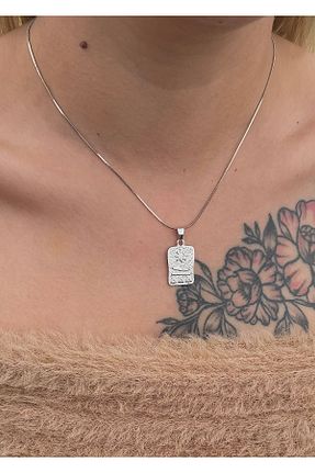 گردنبند استیل ( فولاد ) سبز زنانه استیل (فولاد) takıtarzım - کد 877878064