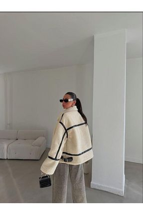 کاپشن بژ زنانه اورسایز Le
