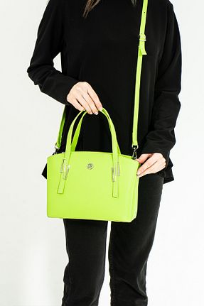 کیف دوشی سبز زنانه چرم مصنوعی Just Polo - کد 877881889