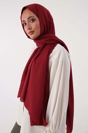 روسری زرشکی پنبه ای ALLDAY - کد 877902350