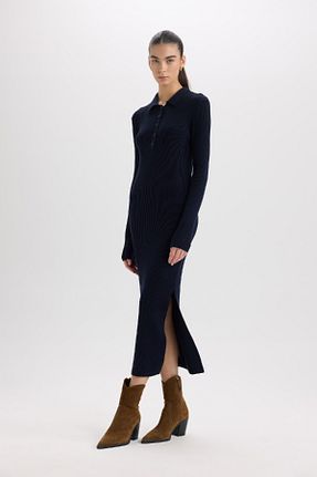 لباس سرمه ای زنانه تریکو Defacto - کد 877981549