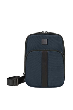 کیف دوشی سرمه ای زنانه چرم خالص Samsonite - کد 878097990