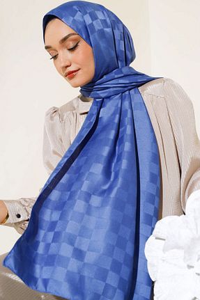 شال آبی زنانه شیفون m moon scarf - کد 878018516
