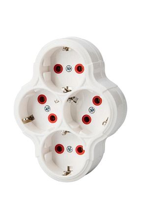 کابل افزودنی پریز گروهی سفید 4 garaccu - کد 231392881