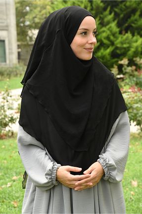 شال مشکی زنانه شیفون Ns nowascarf - کد 878123474
