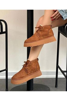 بوت / نیم بوت قهوه ای زنانه چرم مصنوعی Pine Cone - کد 878137660