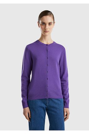 رویه بنفش زنانه پشمی United Colors of Benetton - کد 780921660