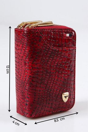 کیف پول رنگی زنانه چرم خالص SEPTWOLVES - کد 878132538