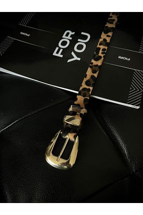 کمربند رنگی زنانه چرم مصنوعی Fiori - کد 878215008