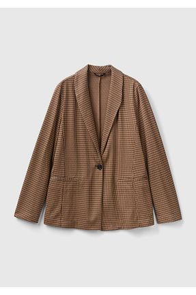 کاپشن قهوه ای زنانه رگولار United Colors of Benetton - کد 763114273