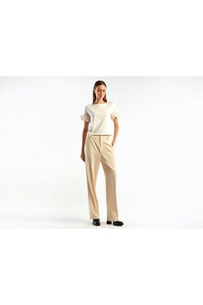 تیشرت بژ زنانه رگولار United Colors of Benetton - کد 792995474