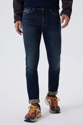 شلوار جین سرمه ای مردانه پاچه تنگ Lee Cooper - کد 878220950