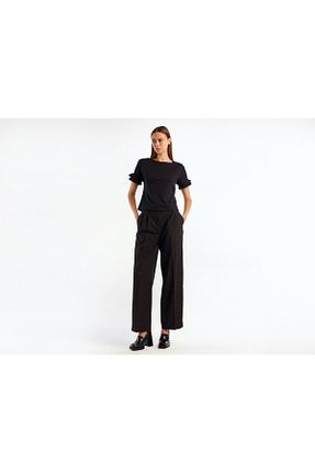 تیشرت مشکی زنانه رگولار United Colors of Benetton - کد 792995440