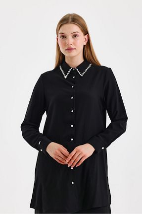 تونیک مشکی زنانه بافتنی Zühre - کد 878241483