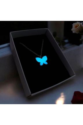 گردنبند نقره آبی زنانه 925 عیار Arttory - کد 876520082