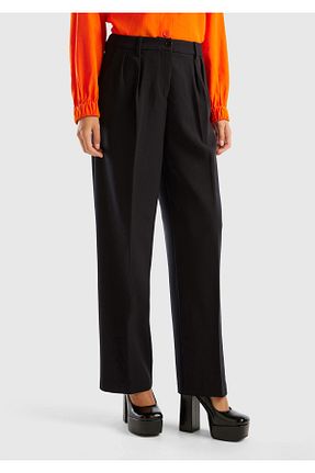 شلوار مشکی زنانه پلی استر United Colors of Benetton - کد 780447014