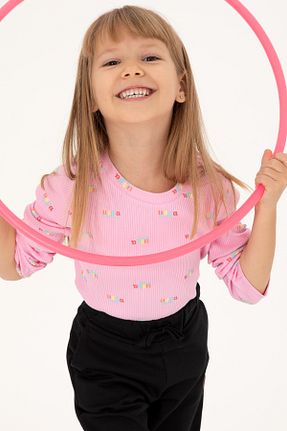 سوئیشرت صورتی بچه گانه ساده U.S. Polo Assn. - کد 878251977