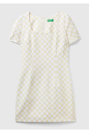 لباس زرد زنانه بافتنی United Colors of Benetton - کد 752254451