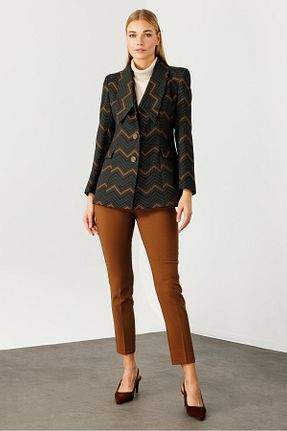 کت خاکی زنانه رگولار Moda İlgi - کد 878277620