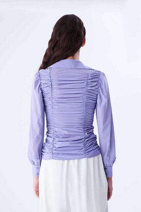 پیراهن بنفش زنانه رگولار Roman - کد 702132628