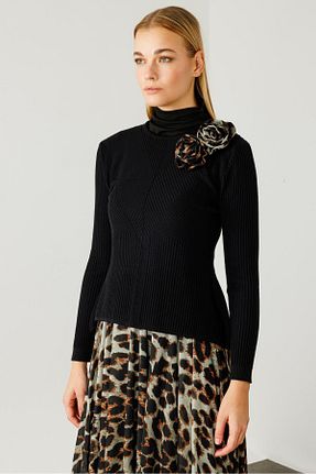 لباس قهوه ای زنانه بافتنی Moda İlgi - کد 878308627