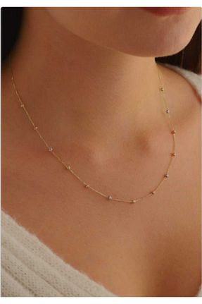 گردنبند طلا زرد زنانه 14 عیار Berr Diamond - کد 809462113