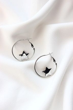 گوشواره استیل (فولاد) زنانه استیل ضد زنگ Dazzlecave - کد 878323406