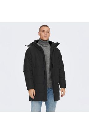 کاپشن مشکی مردانه رگولار Only & Sons - کد 168302494