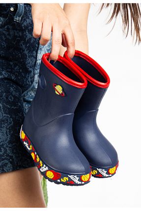 چکمه سرمه ای بچه گانه EVA / PVC PLN SHOES - کد 872151109