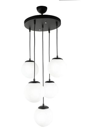 لوستر مشکی فلزی OSC HOME AYDINLATMA TASARIM - کد 831408750