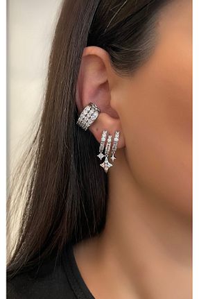 گوشواره جواهر زیرکن SU PERİSİ TAKI BİJUTERİ - کد 878383042