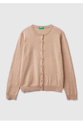 پلیور بژ زنانه ساده United Colors of Benetton - کد 780925694