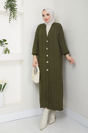 رویه حجاب خاکی زنانه رگولار Pamuk Butik - کد 878404078