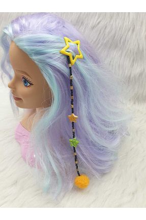 گیره سر نارنجی زنانه HAPPY HANDMADE - کد 878408523