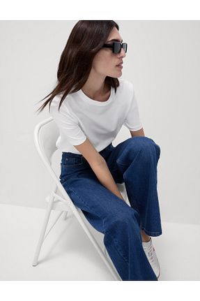 تیشرت سفید زنانه رگولار Marks & Spencer - کد 656183912