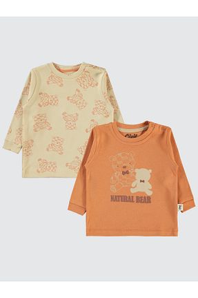 سوئیشرت قهوه ای بچه گانه ساده Civil Baby - کد 878462405