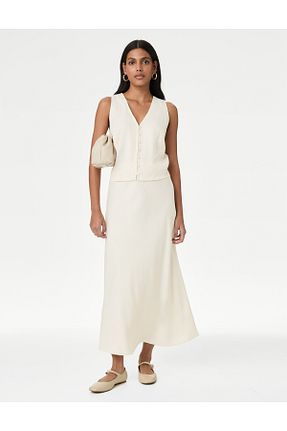 جلیقه بژ زنانه رگولار Marks & Spencer - کد 835573364