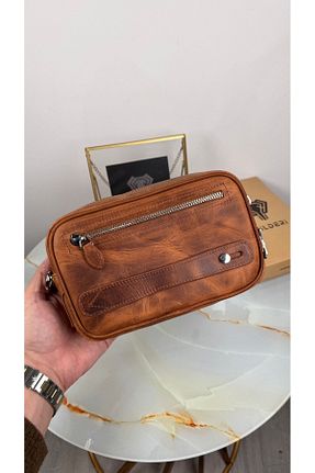 کیف دستی قهوه ای زنانه ابعاد بزرگ Fil Deri - کد 878488133