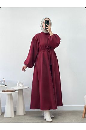 لباس زرشکی زنانه بافتنی CHUL - کد 878486112