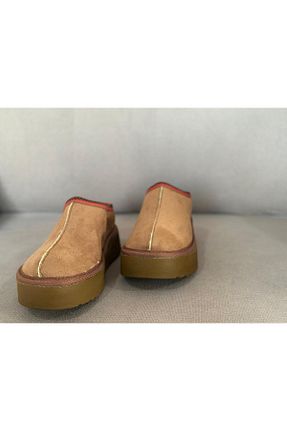 دمپائی خانگی قهوه ای زنانه جیر Modaqueen - کد 878475280