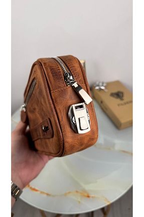 کیف دستی قهوه ای زنانه ابعاد بزرگ Fil Deri - کد 878488133