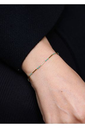 دستبند نقره زرد زنانه 925 عیار Own Jewelry - کد 877706499