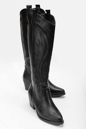 چکمه مشکی زنانه جیر sedora shoes - کد 878533768
