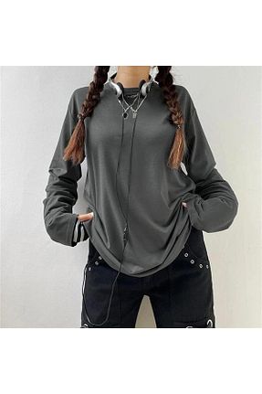 سوئیشرت رنگی زنانه ساده Karakedi - کد 878528874